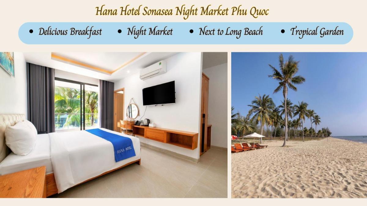 Hana Hotel Sonasea Night Market Фу Куок Екстериор снимка